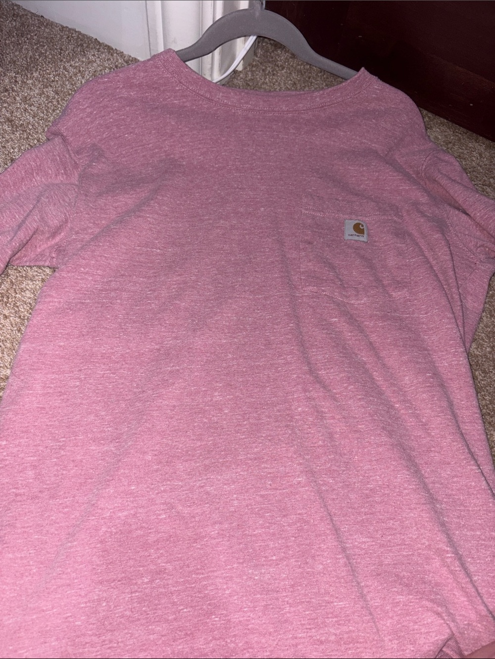 Carhartt Heather Rose Short-Sleeve Pocket Tee